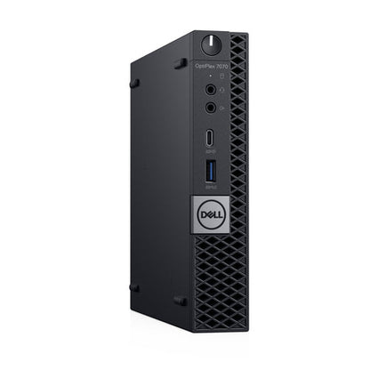 DELL 7070 MFF Refurbished | i5-9400T (9e Gen) | 8GB RAM | 256GB NVMe | Windows 11 Pro | 12M Garantie